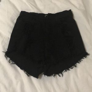 Black shorts